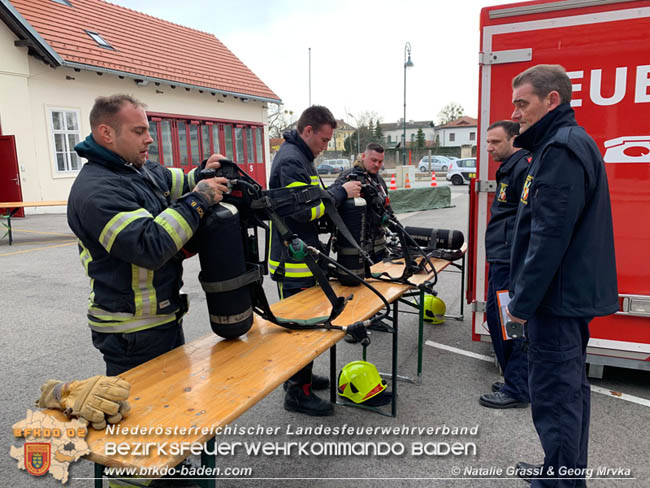 20200229 4 Feuerwehren absolvierten Ausbildungsprüfung Atemschutz in Baden  Fotos: Natalie Grassl & Georg Mrvka