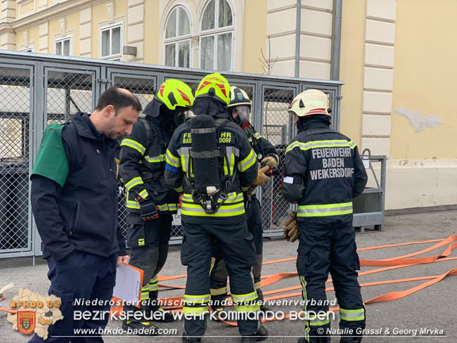 20200229 4 Feuerwehren absolvierten Ausbildungsprüfung Atemschutz in Baden  Fotos: Natalie Grassl & Georg Mrvka