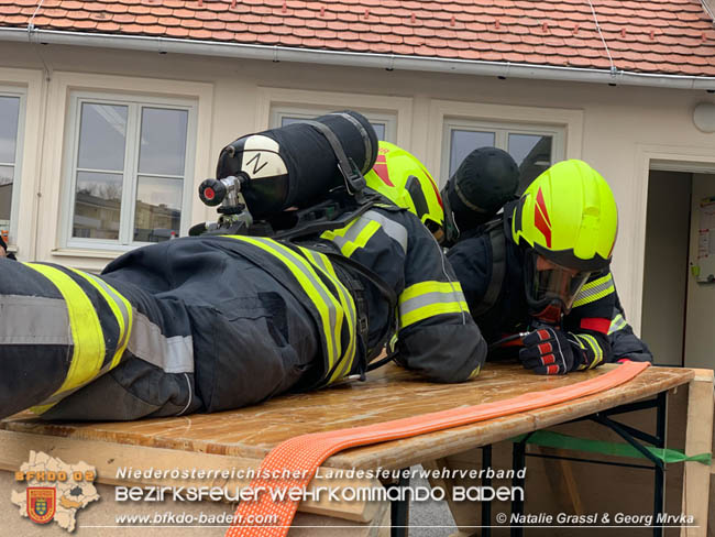20200229 4 Feuerwehren absolvierten Ausbildungsprüfung Atemschutz in Baden  Fotos: Natalie Grassl & Georg Mrvka