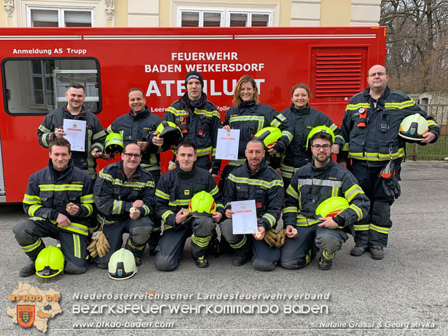20200229 4 Feuerwehren absolvierten Ausbildungsprüfung Atemschutz in Baden  Fotos: Natalie Grassl & Georg Mrvka