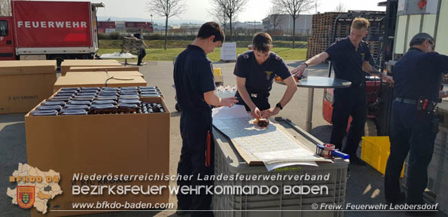 20200320 Firma KOSME Gesellschaft mbH Sollenau stellt 9.500 Stk. Leergebinde unentgeltlich fr die N Feuerwehr zur Verfgung