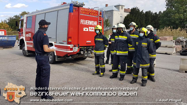 20201011 Modul Grundlagen Führen des Bezirksfeuerwehrkommandos in Pfaffstätten Foto: © Adolf Pfingstl 20201011 Modul Grundlagen Führen des Bezirksfeuerwehrkommandos in Pfaffstätten Foto: © Adolf Pfingstl