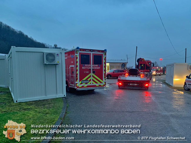 20201231 Ankunft der ersten Hilfslieferung aus Niedersterreich im Erdbebengebiet   Foto:  BTF Flughafen Schwechat