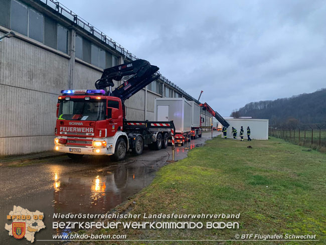 20201231 Ankunft der ersten Hilfslieferung aus Niedersterreich im Erdbebengebiet   Foto:  BTF Flughafen Schwechat