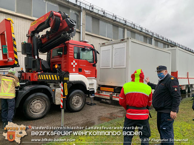 20201231 Ankunft der ersten Hilfslieferung aus Niedersterreich im Erdbebengebiet   Foto:  BTF Flughafen Schwechat