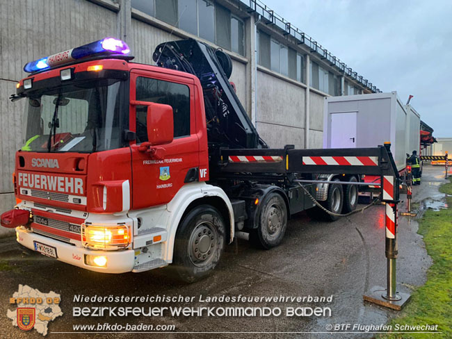 20201231 Ankunft der ersten Hilfslieferung aus Niedersterreich im Erdbebengebiet   Foto:  BTF Flughafen Schwechat