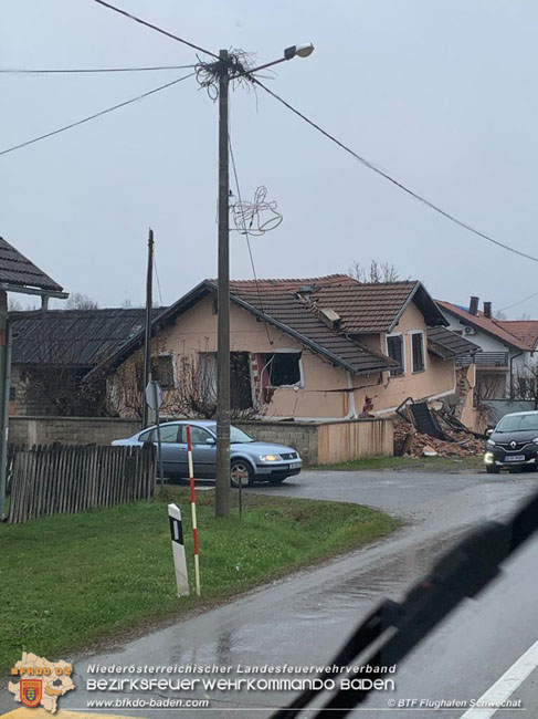 20201231 Ankunft der ersten Hilfslieferung aus Niedersterreich im Erdbebengebiet   Foto:  BTF Flughafen Schwechat