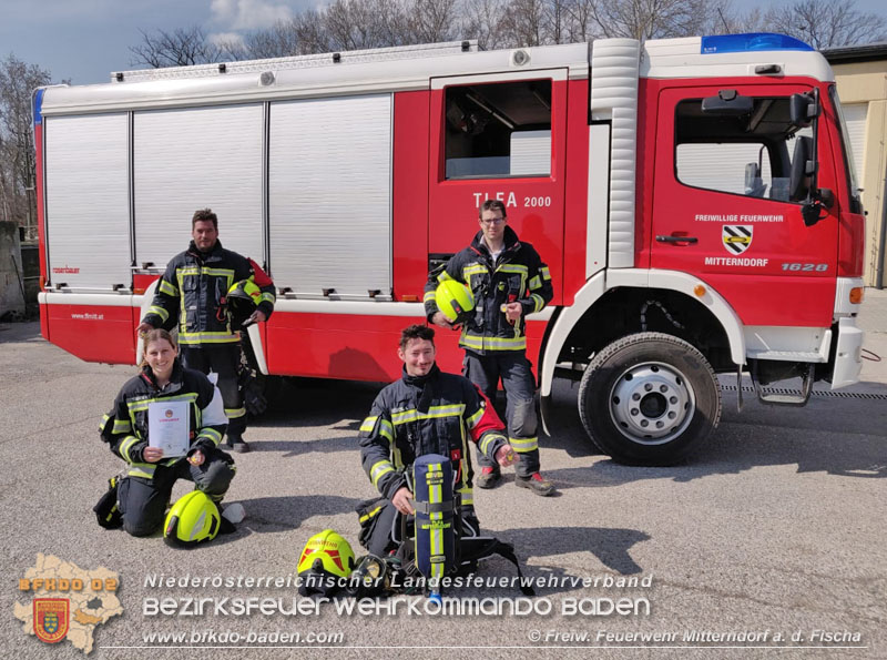 20210327 Erfolgreiche Ausbildungsprfung Atemschutz in Mitterndorf  Foto: FF Mitterndorf