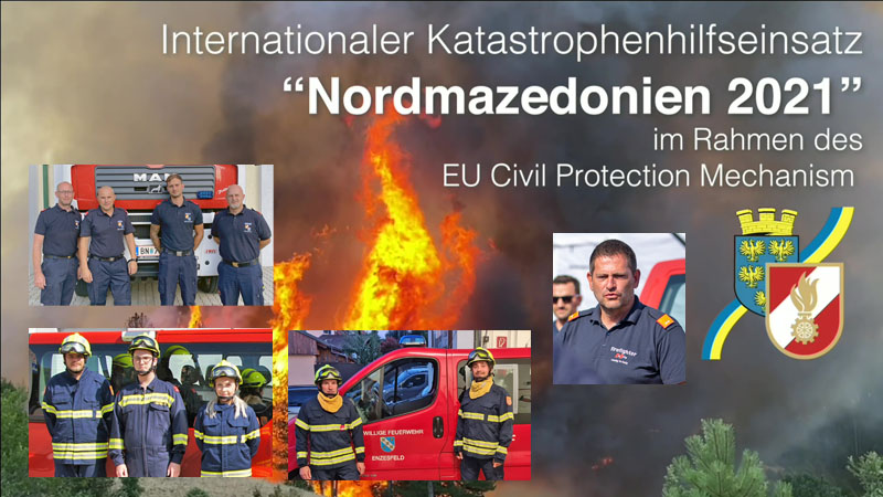 202108 Auslandseinsatz Waldbrände in Nordmazedonien