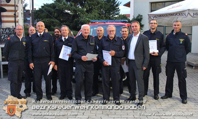 20210828 Fahrzeugweihe - Ehrungen und Auszeichnungen beim Mllersdorfer Feuerwehrfest  Foto:  Freiwillige Feuerwehr Mllersdorf 