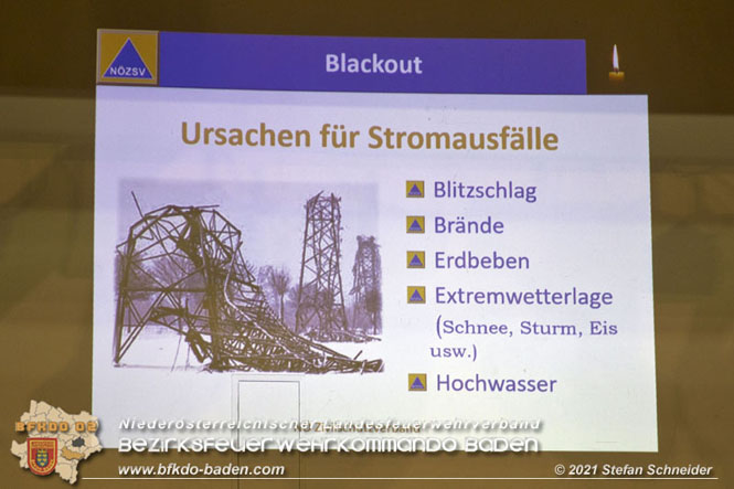 20211015 Vortrag des Zivilschutzverbandes in der Feuerwehrscheune Unterwaltersdorf über das Thema Blackout  FOTO: © Stefan Schneider