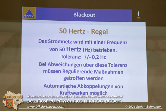 20211015 Vortrag des Zivilschutzverbandes in der Feuerwehrscheune Unterwaltersdorf über das Thema Blackout  FOTO: © Stefan Schneider