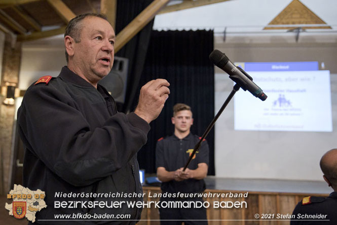 20211015 Vortrag des Zivilschutzverbandes in der Feuerwehrscheune Unterwaltersdorf über das Thema Blackout  FOTO: © Stefan Schneider