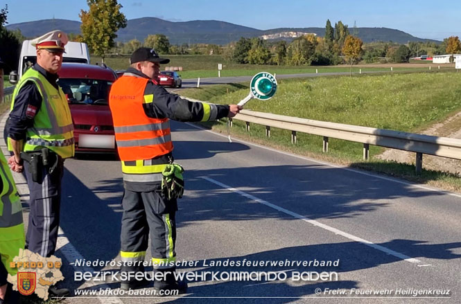 20211016 Verkehrsregler Ausbildung im Abschnitt Baden-Land  Foto: Freiwillige Feuerwehr Heiligenkreuz