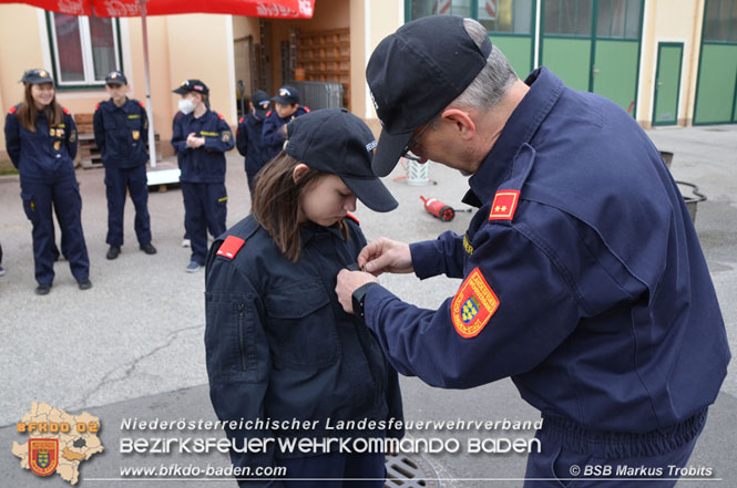 20211023 Wissenstest der Feuerwehrjugend 2021 Bezirk BADEN in Baden  Foto: BSB Markus Trobits