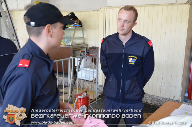 20211023 Wissenstest der Feuerwehrjugend 2021 Bezirk BADEN in Baden  Foto: BSB Markus Trobits