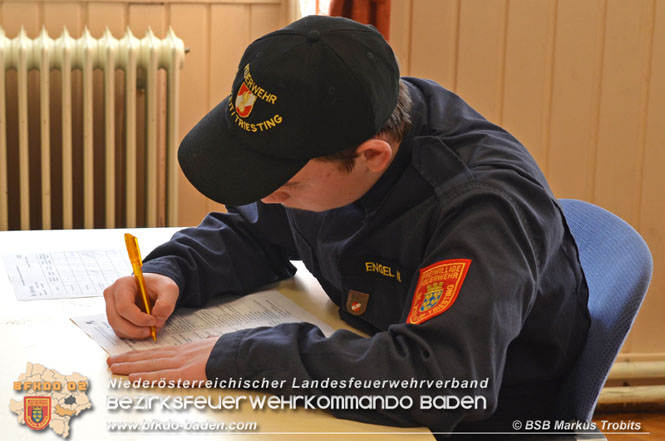 20211023 Wissenstest der Feuerwehrjugend 2021 Bezirk BADEN in Baden  Foto: BSB Markus Trobits