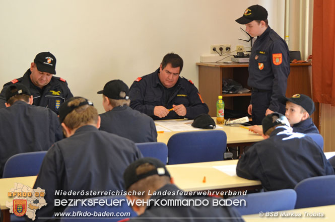20211023 Wissenstest der Feuerwehrjugend 2021 Bezirk BADEN in Baden  Foto: BSB Markus Trobits