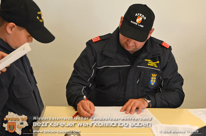 20211023 Wissenstest der Feuerwehrjugend 2021 Bezirk BADEN in Baden  Foto: BSB Markus Trobits