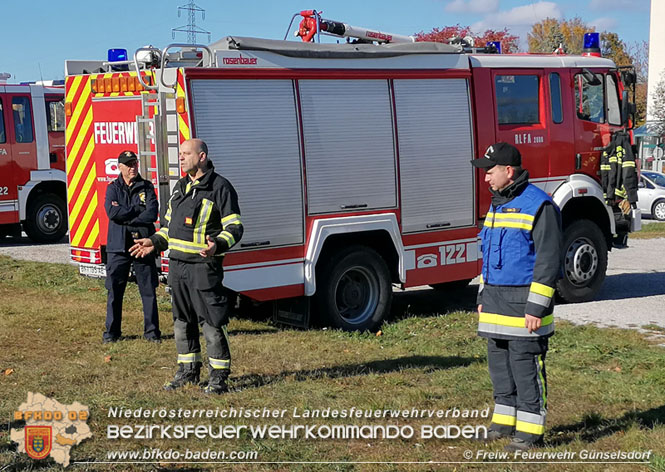 20211106 KHD bung 1. ZUG in Leobersdorf   Foto: FF Gnselsdorf/1.ZUG KHD Bereitschaft Baden