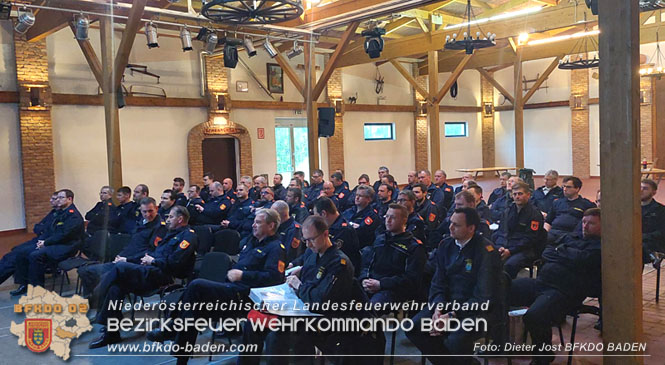 Feuerwehrkommandanten-Fortbildung 2022 in der Feuerwehrscheune Unterwaltersdorf