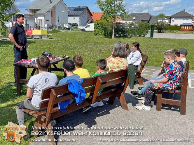 "Gemeinsam.Sicher.Feuerwehr"- in Schnau a.d.Triesting   Foto: SB A Christopher Neumayer FF Schnau/Triesting