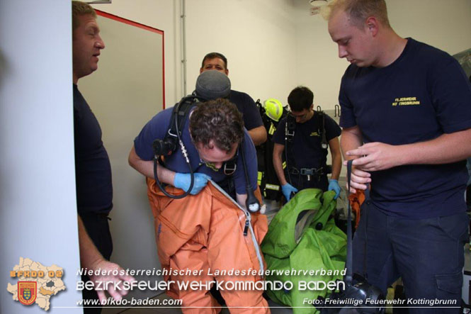 20220528 Chemikalienschutzanzugtrgerausbildung der FF Kottingbrunn bei der BTF Industriepark Schwechat  Foto: Thomas Heschik FF Kottingbrunn