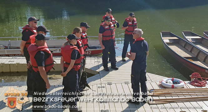 20220515 Erfolgreiches Modul WD 20 Fahren mit der Feuerwehrzille" in Klosterneuburg   Foto: Sachgebiet Wasserdienst BFKDO Baden