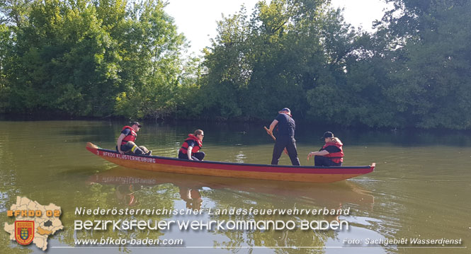 20220515 Erfolgreiches Modul WD 20 Fahren mit der Feuerwehrzille" in Klosterneuburg   Foto: Sachgebiet Wasserdienst BFKDO Baden