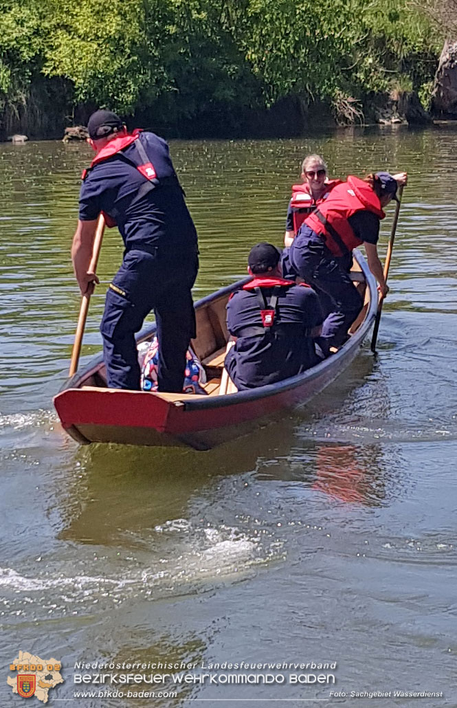 20220515 Erfolgreiches Modul WD 20 Fahren mit der Feuerwehrzille" in Klosterneuburg   Foto: Sachgebiet Wasserdienst BFKDO Baden