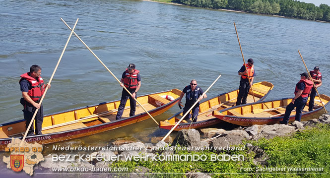 20220515 Erfolgreiches Modul WD 20 Fahren mit der Feuerwehrzille" in Klosterneuburg   Foto: Sachgebiet Wasserdienst BFKDO Baden