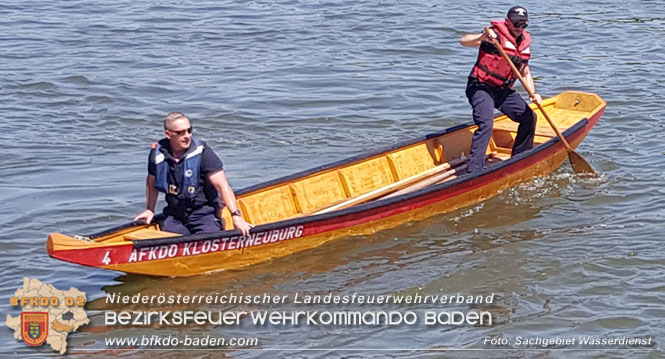 20220515 Erfolgreiches Modul WD 20 Fahren mit der Feuerwehrzille" in Klosterneuburg   Foto: Sachgebiet Wasserdienst BFKDO Baden