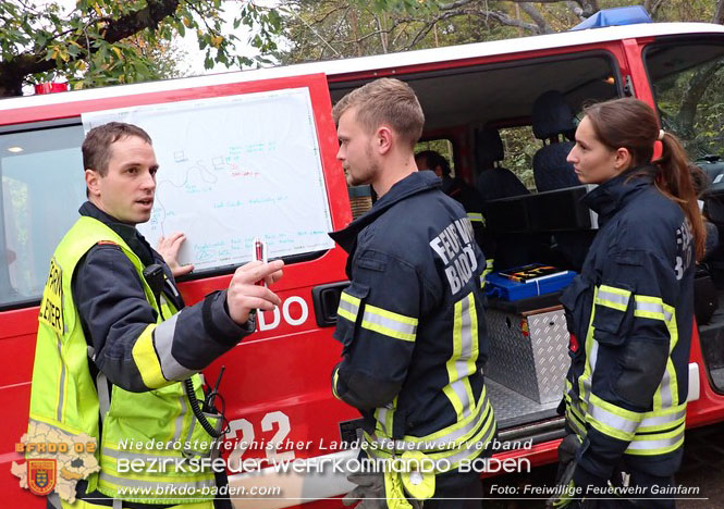 20221025 Unterabschnittsübung in Gainfarn  Foto: Freiwillige Feuerwehr Gainfarn