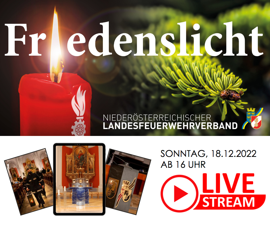 Live-Stream - bergabe des Friedenslichts 2022