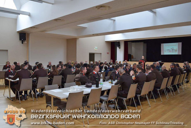20230122 Mitgliederversammlung mit Jahresbericht 2022 der FF Schönau a.d.Triesting  Foto: ASB Christopher Neumayer FF Schönau/Triesting