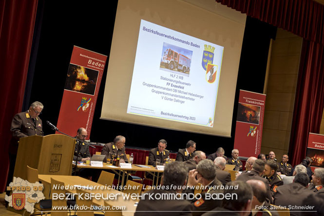 20230414 Bezirksfeuerwehrtag in Traiskirchen  Foto: Stefan Schneider BFKDO BADEN