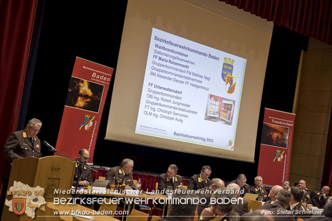 20230414 Bezirksfeuerwehrtag in Traiskirchen  Foto: Stefan Schneider BFKDO BADEN