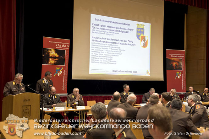 20230414 Bezirksfeuerwehrtag in Traiskirchen  Foto: Stefan Schneider BFKDO BADEN