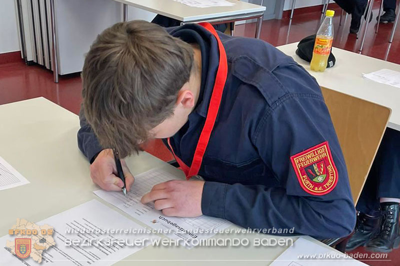 24. Bewerb um das N Feuerwehr-Funkleistungsabzeichen 2024 - Teilnehmer aus dem Bezirk BADEN