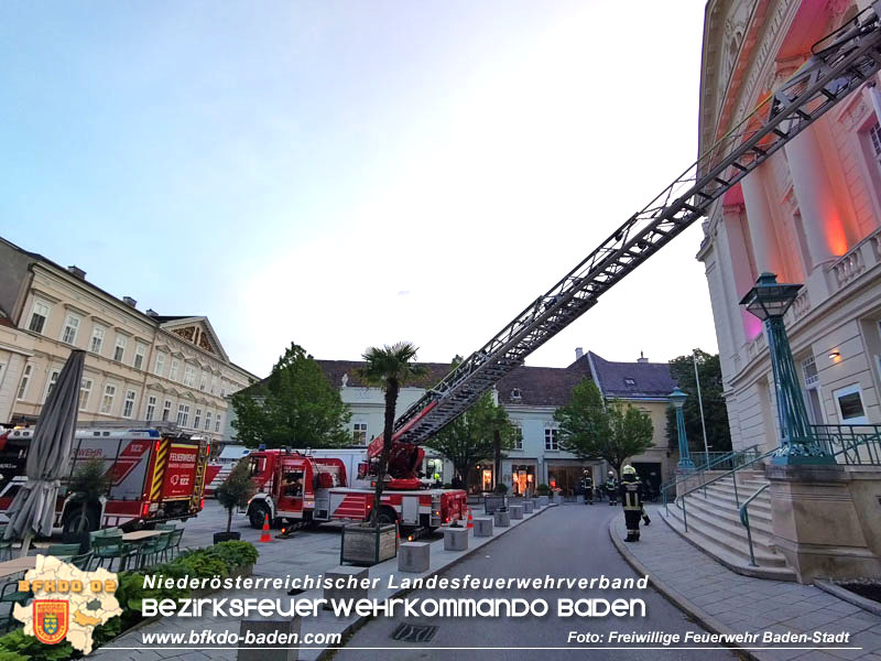 20240417_Abschnittsbung - Erdbeben lst Brand im Badener Stadttheater aus  Foto: Fritz Beichbuchner FF Baden-Stadt