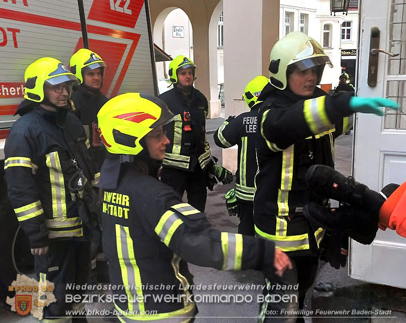 20240417_Abschnittsbung - Erdbeben lst Brand im Badener Stadttheater aus  Foto: Roman Whrer FF Baden-Stadt