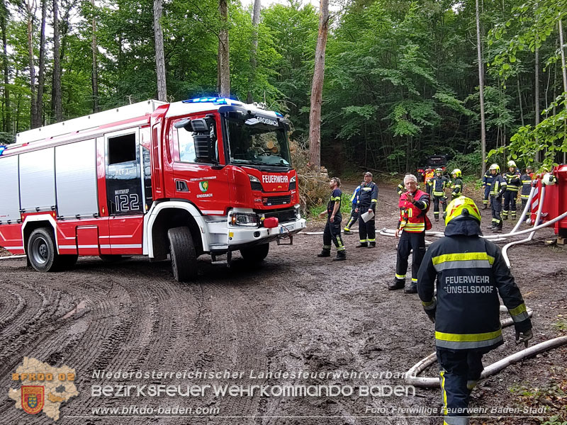 20240601 Abschnittsübung „Waldbrand" 2024 in Furth-Pottenstein-Weissenbach Foto: Fritz Beichbuchner FF Baden-Stadt 20240601 Abschnittsübung „Waldbrand" 2024 in Furth-Pottenstein-Weissenbach Foto: Fritz Beichbuchner FF Baden-Stadt