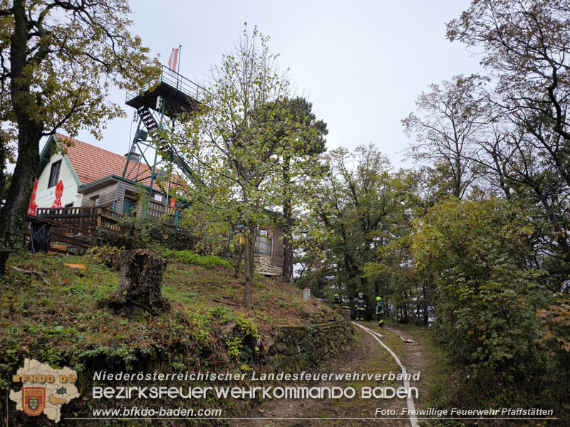 20241005_Abschnittsfeuerwehr�bung in Pfaffst�tten Waldgebiet Rund um die Rudolf Prokschh�tte  Foto: Melanie Raimann FF Pfaffst�tten