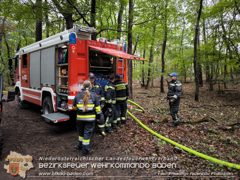 20241005_Abschnittsfeuerwehr�bung in Pfaffst�tten Waldgebiet Rund um die Rudolf Prokschh�tte  Foto: Melanie Raimann FF Pfaffst�tten