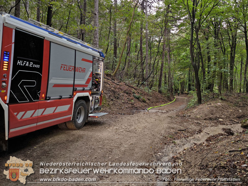 20241005_Abschnittsfeuerwehr�bung in Pfaffst�tten Waldgebiet Rund um die Rudolf Prokschh�tte  Foto: Melanie Raimann FF Pfaffst�tten