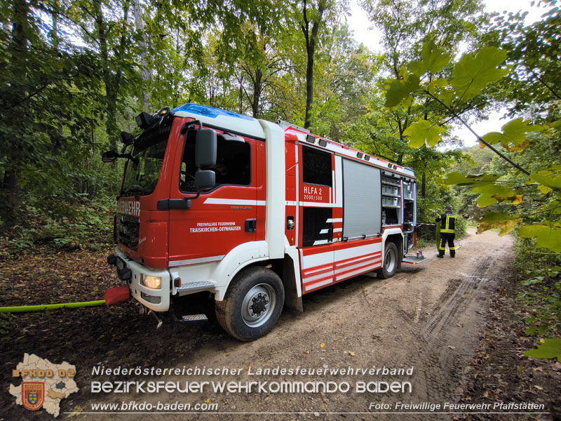 20241005_Abschnittsfeuerwehr�bung in Pfaffst�tten Waldgebiet Rund um die Rudolf Prokschh�tte  Foto: Melanie Raimann FF Pfaffst�tten