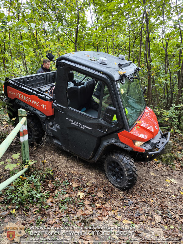 20241005_Abschnittsfeuerwehr�bung in Pfaffst�tten Waldgebiet Rund um die Rudolf Prokschh�tte  Foto: Melanie Raimann FF Pfaffst�tten