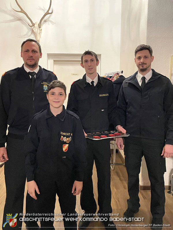 20241214 Weihnachtsfeier der drei Badener Feuerwehrjugendgruppen am Rudolfshof mit Auszeichnungen Foto: Christoph Hinterberger FF Baden-Stadt 20241214 Weihnachtsfeier der drei Badener Feuerwehrjugendgruppen am Rudolfshof mit Auszeichnungen Foto: Christoph Hinterberger FF Baden-Stadt