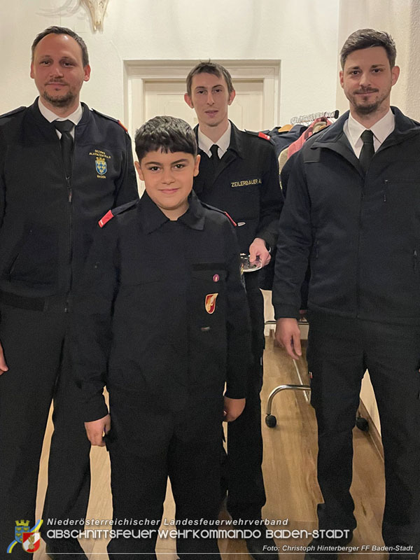 20241214 Weihnachtsfeier der drei Badener Feuerwehrjugendgruppen am Rudolfshof mit Auszeichnungen Foto: Christoph Hinterberger FF Baden-Stadt 20241214 Weihnachtsfeier der drei Badener Feuerwehrjugendgruppen am Rudolfshof mit Auszeichnungen Foto: Christoph Hinterberger FF Baden-Stadt