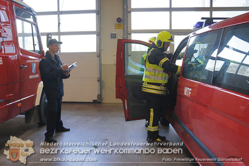 20250201_Weiße Fahne bei der Ausbildungsprüfung Technische Hilfeleistung in Bronze u. Silber in Günselsdorf  Foto: Freiwillige Feuerwehr Günselsdorf